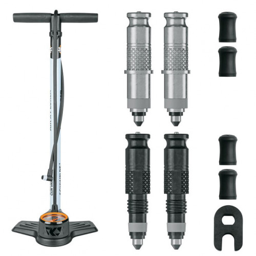 Изображение-Підлоговий велонасос SKS AIR-X-PLORER EDITION CLIK VALVE SKY BLUE SKS-AIR-X-PLORER EDITION CLIK VALVE SKY BLUE