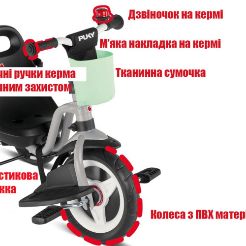 Изображение-Триколісний велосипед Puky Ceety Comfort Puky-Ceety Comfort