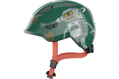 Вело шолом Abus Smiley 3.0 Green Robo 