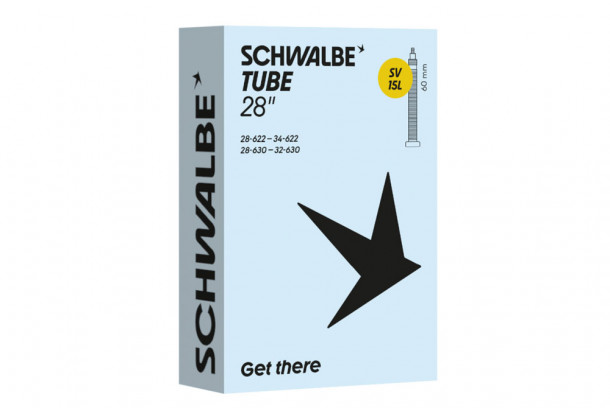 Велокамера 28" (28/34-622/630) Schwalbe SV15L 60мм