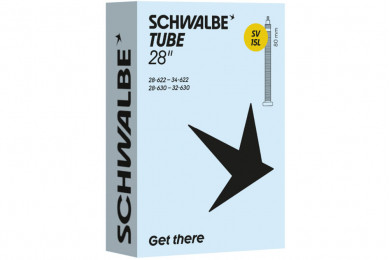 Велокамера 28" (28/34-622/630) Schwalbe SV15L 80мм