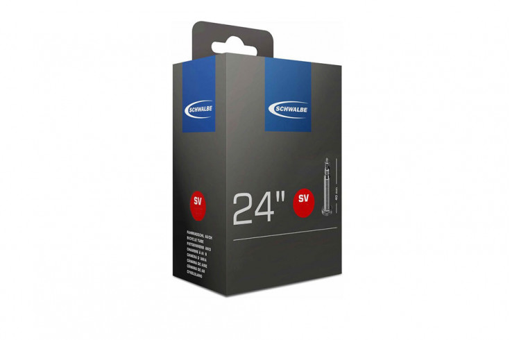 Изображение-Велокамера 24''x1.10 (20/28-540/541) Schwalbe SV9A EK 40mm Schwalbe-24''x1.10 (20/28-540/541) Schwalbe SV9A EK 40mm